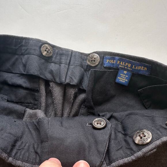 Polo Ralph Lauren Grey Wool Dress Pants Size 10 - Picture 4 of 5
